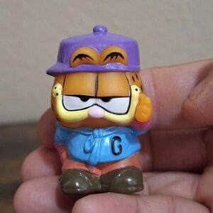 Vintage 80s Garfield Vinyl Pencil Topper/Figurine